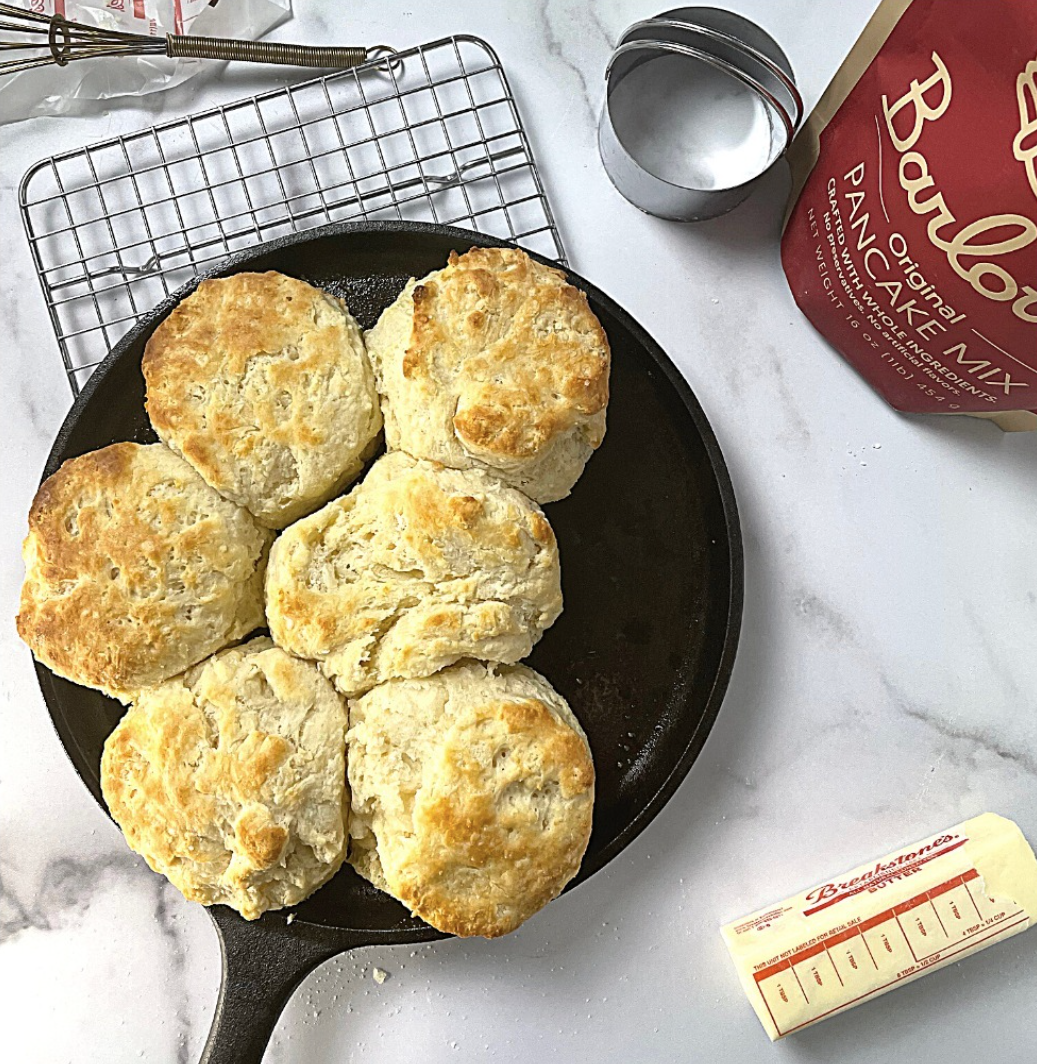 1 of 3 ways to use Barlow's Foods' 3-in-1 pancake, biscuit, and waffle mix. (Photo: Submitted)